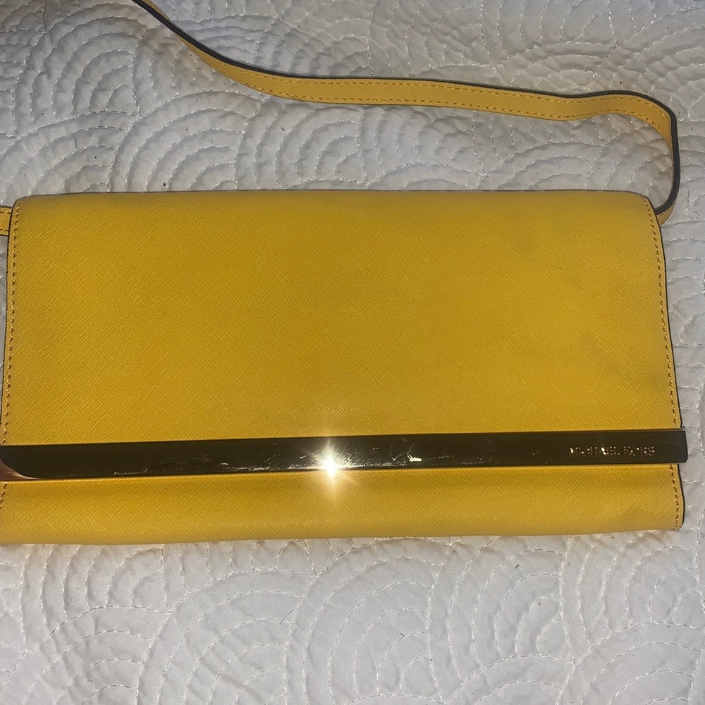 Michael Kors Leather Clutch